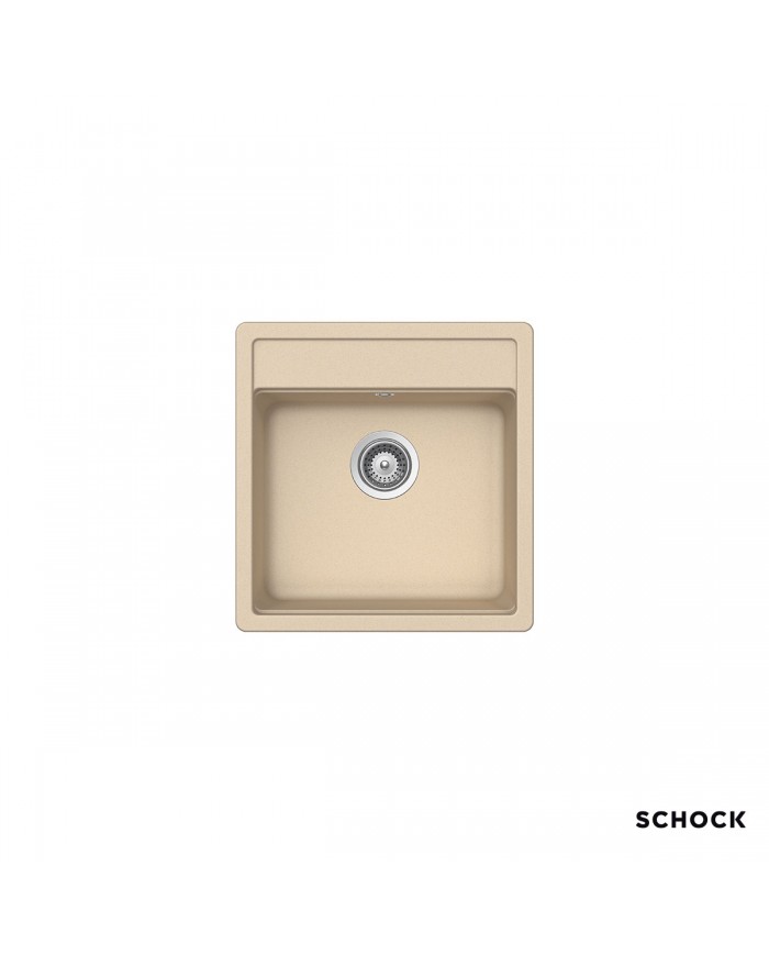 Νεροχύτης Ένθετος Schock Cristalite Manhattan Μία Γούρνα 49x51 Χρώμα: Moonstone Granite