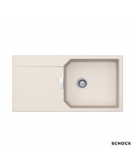 Schock Cristalite Manhattan Reversible Single Bowl Sink with Apron 100x51cm Color: Everest Granite