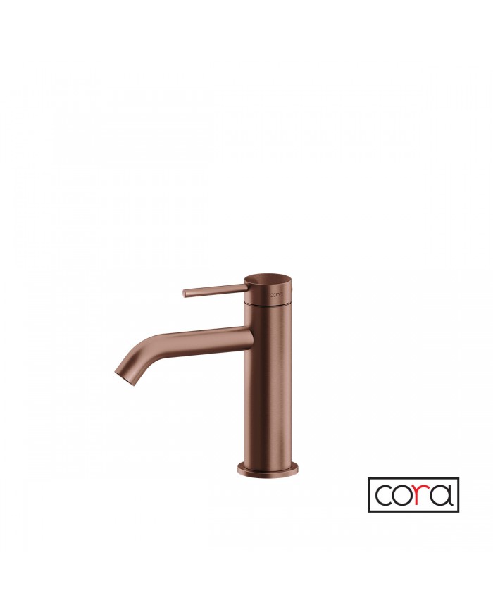 Μπαταρία Νιπτήρα με Βαλβίδα Clic-Clac Cora Cosmo PVD Rose Gold Inox 316L