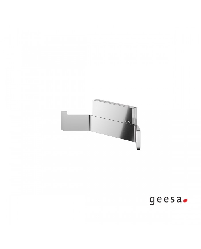 Άγκιστρο Μπάνιου Διπλό Craft Geesa Inox Chrome (1515-110)