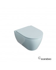 Λεκάνη Κρεμαστή Scarabeo Glam 50,5cm Twist με κάλυμμα Slim Soft Close Χρώμα: Air Glossy