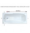 Acrylic Bathtub Sanitec Ornella 578 Rectangular (150 x 82cm)