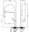 Zipponi CU525 silicone sink faucet