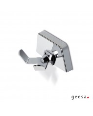 Άγκιστρο μπάνιου διπλό Geesa Chrome