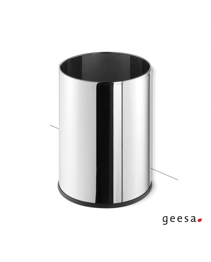 Καλάθι αχρήστων επιδαπέδιο 9l Geesa Chrome