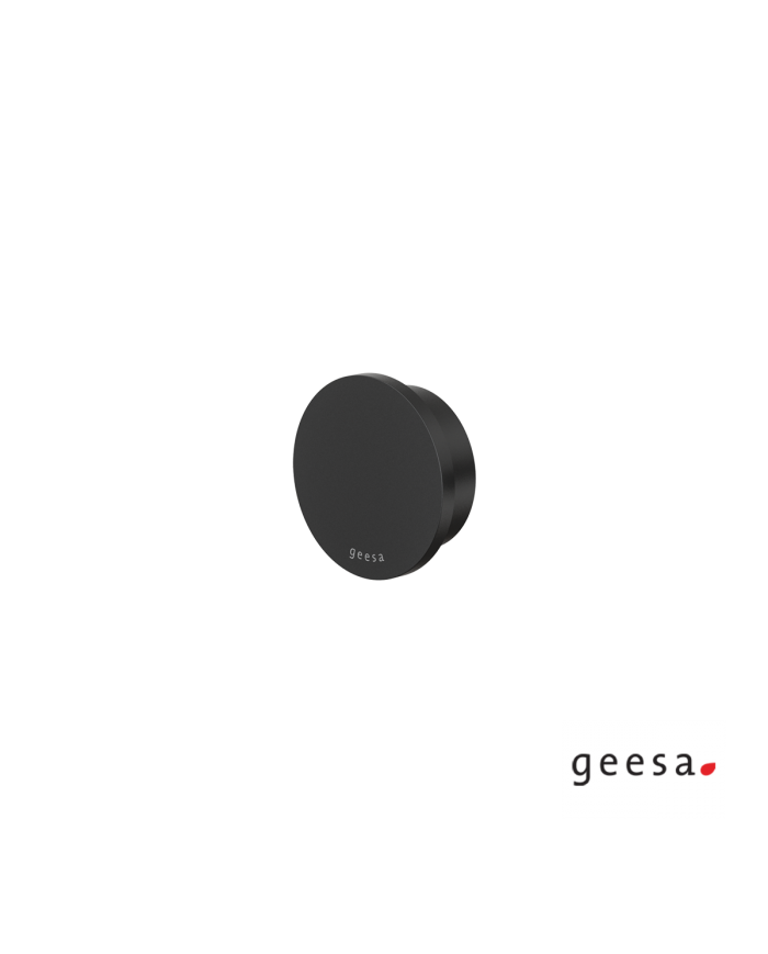 Άγκιστρο μπάνιου μονό 1,9εκ. Φ54 Opal Geesa Black Matt