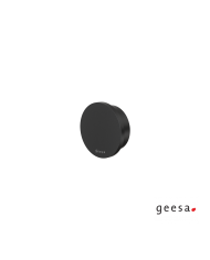 Bathroom hook single 1.9cm. Φ54 Opal Geesa Black Matt