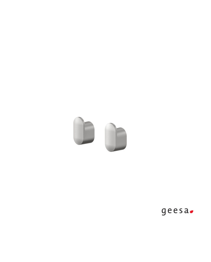 Άγκιστρα μπάνιου  σετ 2 τμχ Tiger Geesa Inox