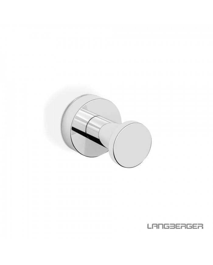 Bathroom hook single 4 cm. Langberger Chrome