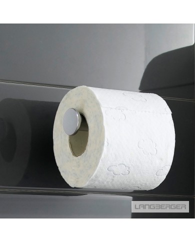 Langberger Chrome toilet paper holder without cover