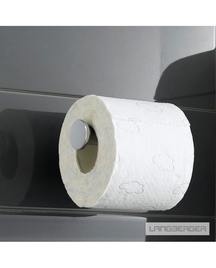 Langberger Chrome toilet paper holder without cover