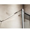 Fixed Partition Shower Panel Tema Free Nanotechnology Chrome 80x195 cm Transparent Crystal With Antiride