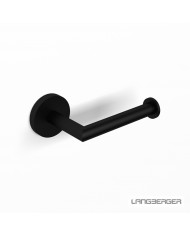 Langberger Black Matt toilet paper holder without cover