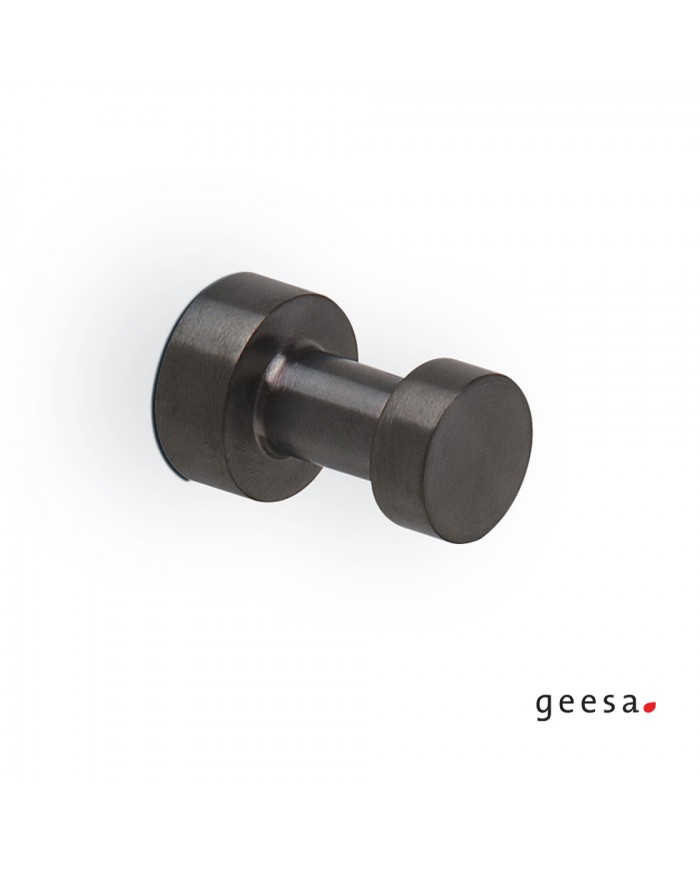 Άγκιστρο μπάνιου  3εκ. Nemox Geesa Inox Black Brushed