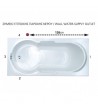 Acrylic Bathtub Sanitec Lorena 512 Rectangular (170 x 70cm)