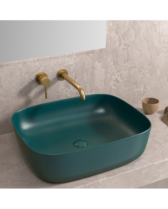 Porcelain Bathroom Sink Countertop Karag Verde Matt LT 2143-MBG (49x39.5x15cm)