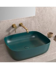 Porcelain Bathroom Sink Countertop Karag Verde Matt LT 2143-MBG (49x39.5x15cm)