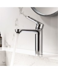 Inter Ceramic Siena Chrome Basin Mixer ICF 111320C