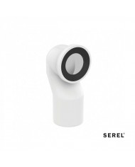 Extension for Serel White Basin Spouts (509-MCURVA-300)
