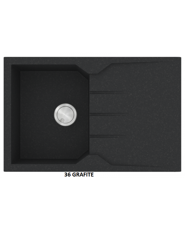 Granite Sink Sanitec Ultra Granite 807 79 1B 1D (79X50) Heavy Duty Reversible