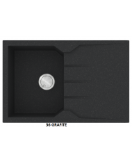 Granite Sink Sanitec Ultra Granite 807 79 1B 1D (79X50) Heavy Duty Reversible