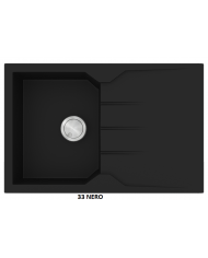 Granite Sink Sanitec Ultra Granite 807 79 1B 1D (79X50) Heavy Duty Reversible