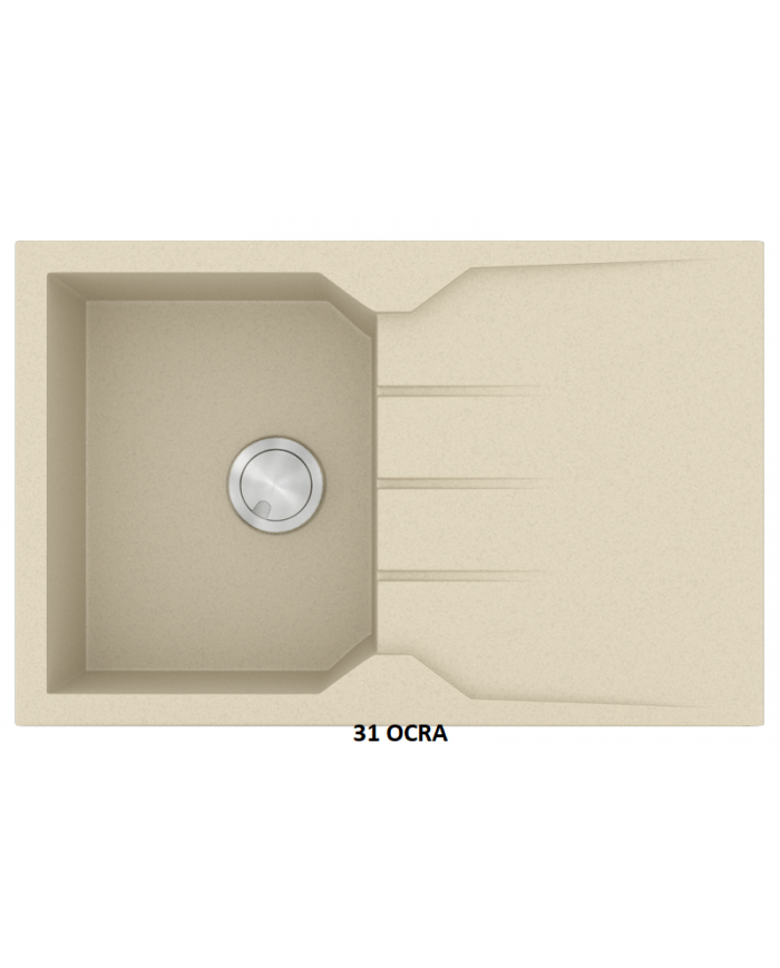 Granite Sink Sanitec Ultra Granite 807 79 1B 1D (79X50) Heavy Duty Reversible