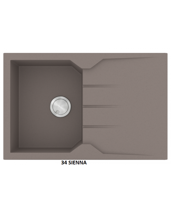 Granite Sink Sanitec Ultra Granite 807 79 1B 1D (79X50) Heavy Duty Reversible