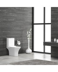 Karag Natalia CT1215S Rimless Low Pressure Floor Toilet Set, Toilet Seat & Cistern & Cover (5206836600734)