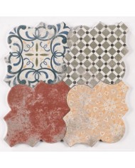 Πλακάκι Patchwork - Decor Κεραμικό Ματ Τοίχου - Δαπέδου Karag Riga 45x45cm (5206836018492)