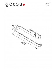Craft Geesa Inox Chrome Bathroom Faucet (1504-110)