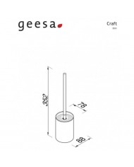 Πιγκάλ Επίτοιχο Craft Geesa Inox Chrome (1511-110)