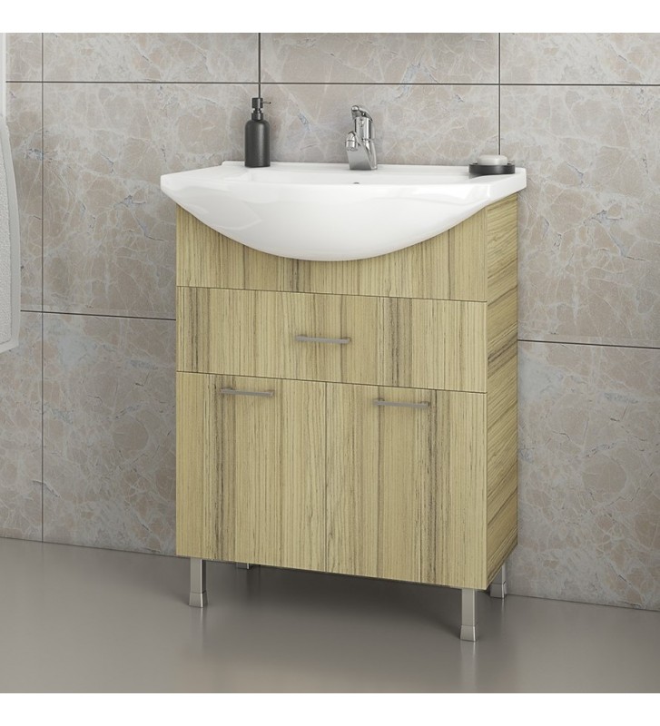 Βάση Επίπλου Μπάνιου με Νιπτήρα Drop RITMO 55