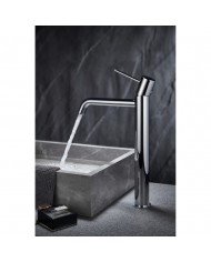 Imex Monza Chrome Tall Brass Basin Mixer Tap (BDM039-3)