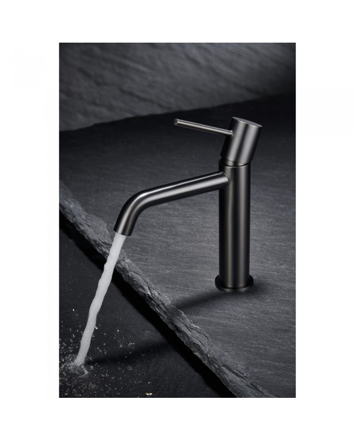 Imex Monza Black Gun Metal PVD Basin Mixer Tap (BDM039-1BGM)