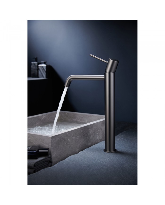 Tall Basin Mixer Imex Monza Black Gun Metal PVD (BDM039-3BGM)