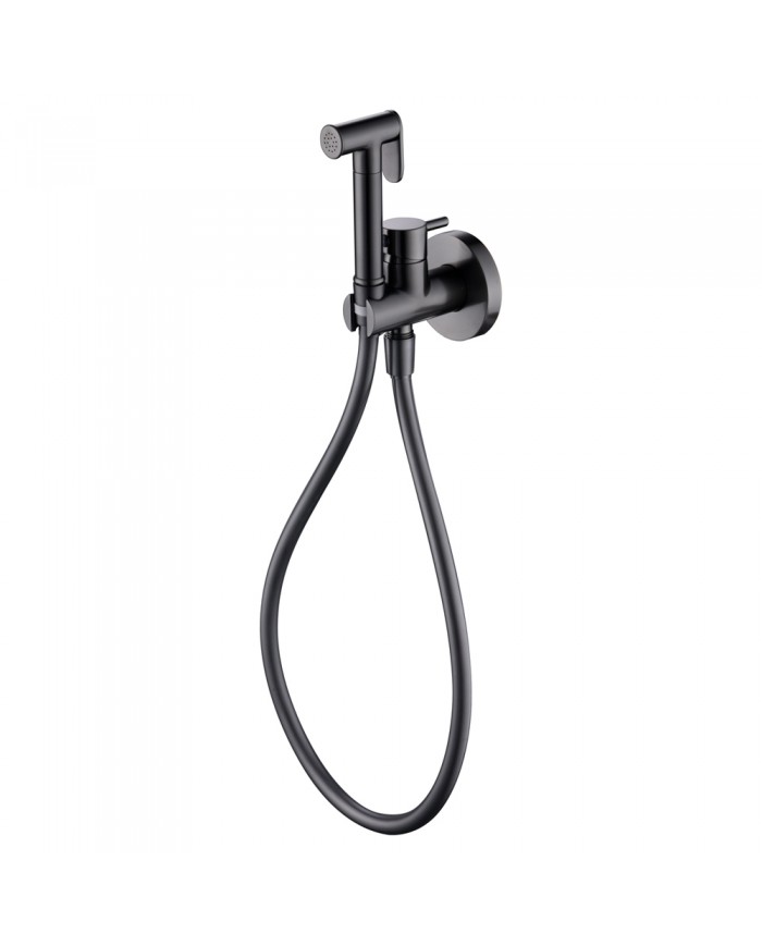 Built-in Bidet System Imex Munich Black Gun Metal PVD Mixer & Shower 1 Hole (RDM001/BGM)