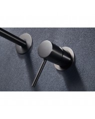 Built-in Basin Mixer Imex Monza Black Metal Gun PVD (GLM039/BGM)