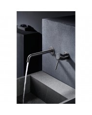 Built-in Basin Mixer Imex Monza Black Metal Gun PVD (GLM039/BGM)