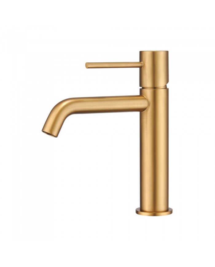 Imex Monza Basin Mixer Tap Matte Gold PVD (BDM039-1OC)