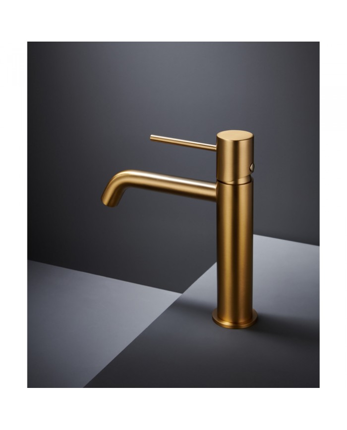 Imex Monza Basin Mixer Tap Matte Gold PVD (BDM039-1OC)