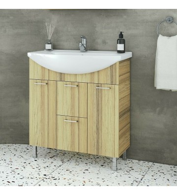 Bathroom Furniture Stand 95 Drop Ritmo with Sink