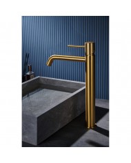 Imex Monza Tall Basin Mixer Tap Matte Gold PVD (BDM039-3OC)