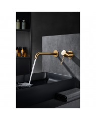 Built-in Basin Mixer Imex Monza Gold Matte PVD (GLM039/OC)