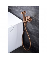 Imex Munich Concealed Bidet System Rose Gold Matt / Copper PVD Mixer & Shower 1 Hole (RDM001/ORC)