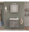 Bathroom Furniture Drop Luxus 60 Base, Washbasin, Mirror
