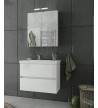 Bathroom Furniture Drop Luxus 70 Base, Washbasin, Mirror