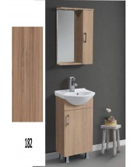 Bathroom Furniture Economy MDF Laminate 45 Base, Mirror, Sink