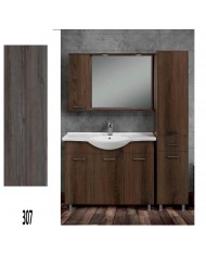 Bathroom Furniture Economy MDF Laminate 85 Base, Mirror, Washbasin, Column: