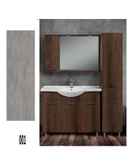 Bathroom Furniture Economy MDF Laminate 85 Base, Mirror, Washbasin, Column: